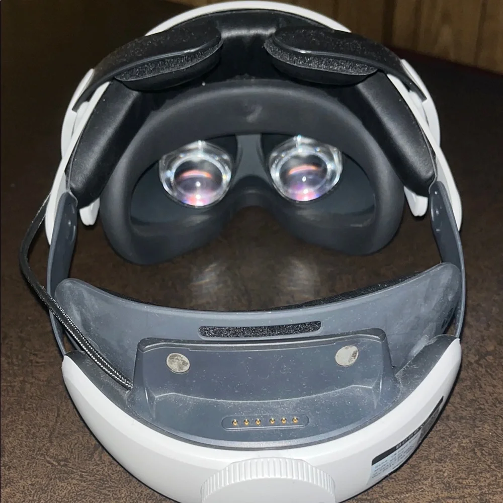 Quest 2 White VR Headset 256GB modded head-strap+ battery block long lasting